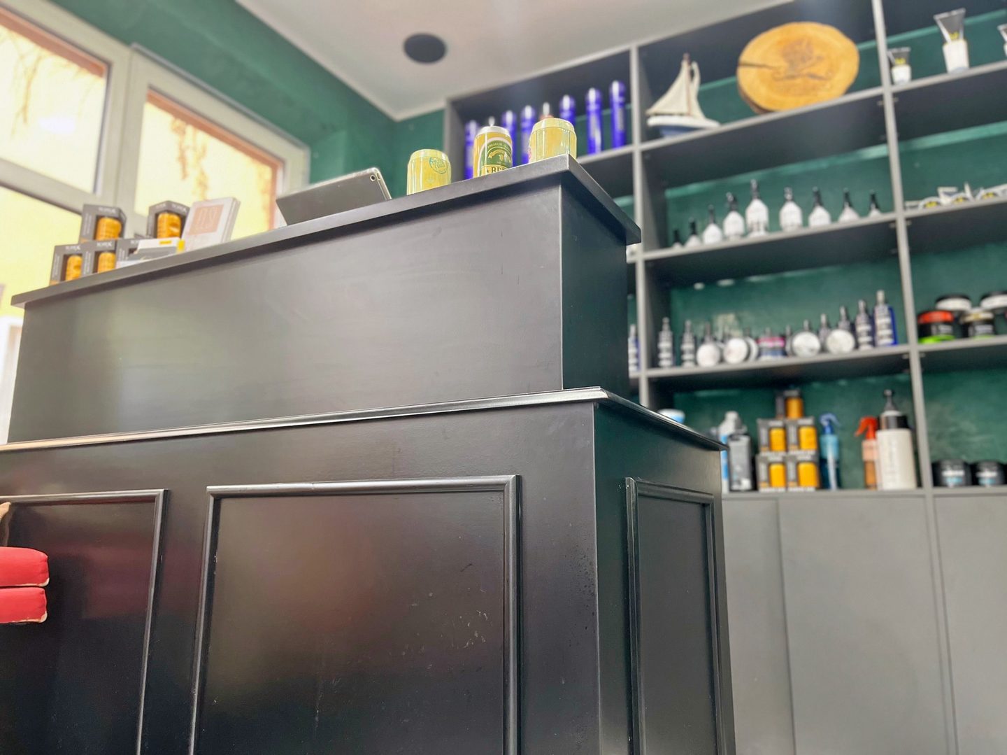 Goldener Barbershop